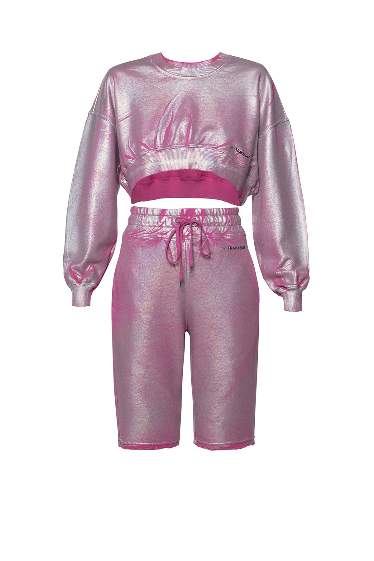 MIRROR EDITION SHORT TRACKSUIT PINK