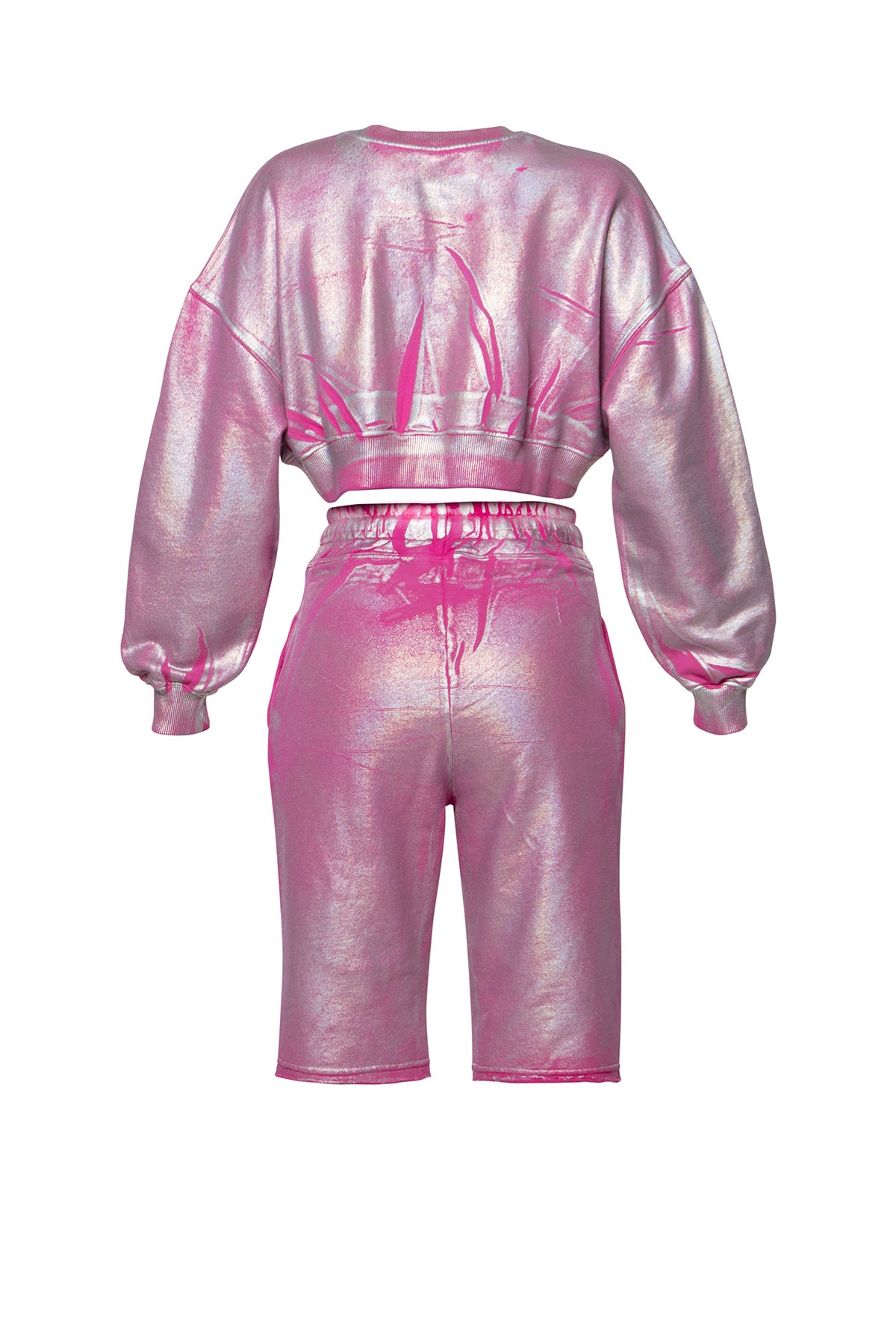 MIRROR EDITION SHORT TRACKSUIT PINK