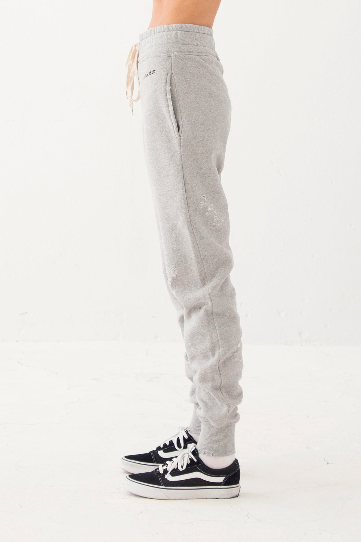 RIBBED BAND PANTS